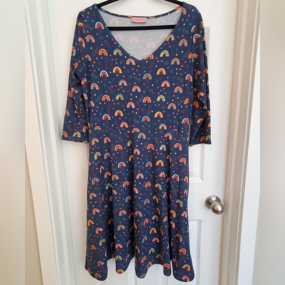 Popsy Rainbow Dress, UK size 14